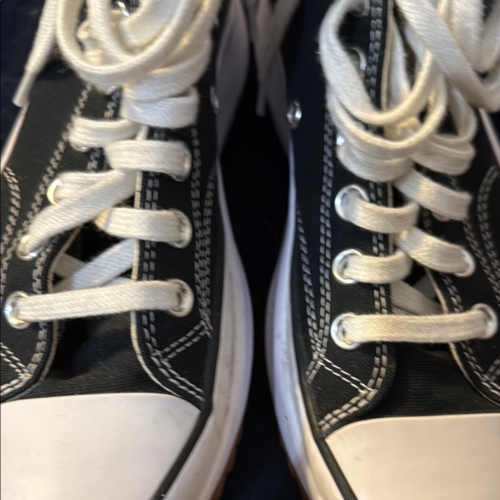 Converse Black and White Athletic Shoes
